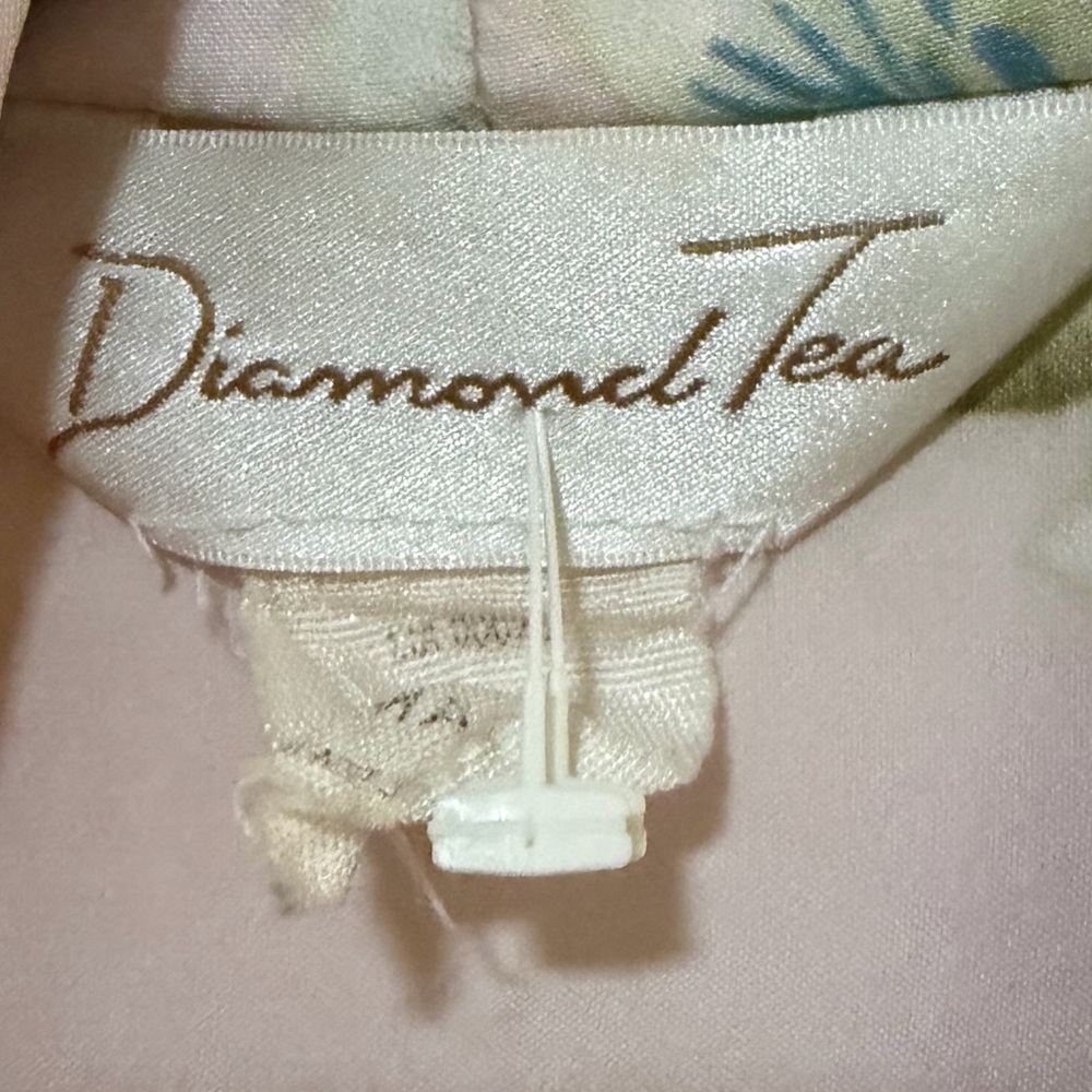 Vintage Diamond Tea Floral Robe - Picture 4 of 7